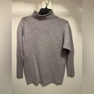 LOFT Men's Heather Gray Turtleneck Sweater